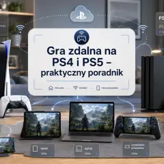 Graj na PS4 i PS5 zdalnie na tablecie, laptopie lub urządzeniu przenośnym. Stabilne połączenie Wi-Fi zapewnia płynną rozgrywkę.
