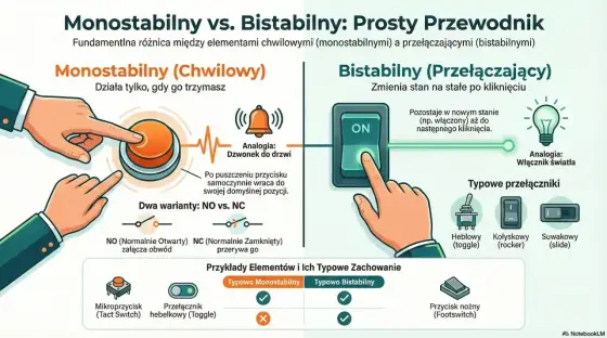 Przerzutnik bistabilny - jak działa i jak uniknąć błędów?