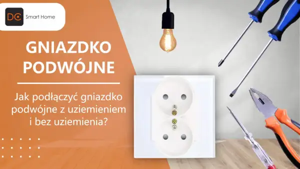 Podwójne gniazdko elektryczne i narzędzia. Dowiedz się, jak podłączyć gniazdko elektryczne krok po kroku.